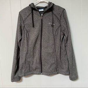 EUC Columbia Gray Zip Up Hoodie Jacket - Large